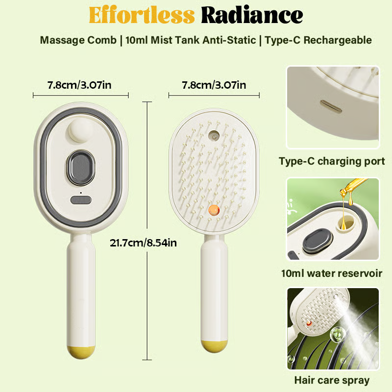 đ„LAST DAY 49% OFF - 2026 Electric Steaming Massage Hair Care Brush