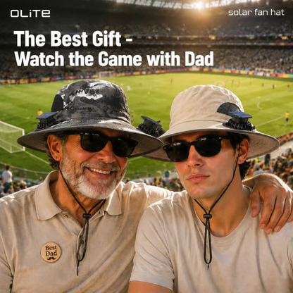🔥Premium Solar Fan Wide Brim Hat❄️ Instant Cooling& Full UV Protection🏕️ Perfect for Fishing, Hiking & Gardening