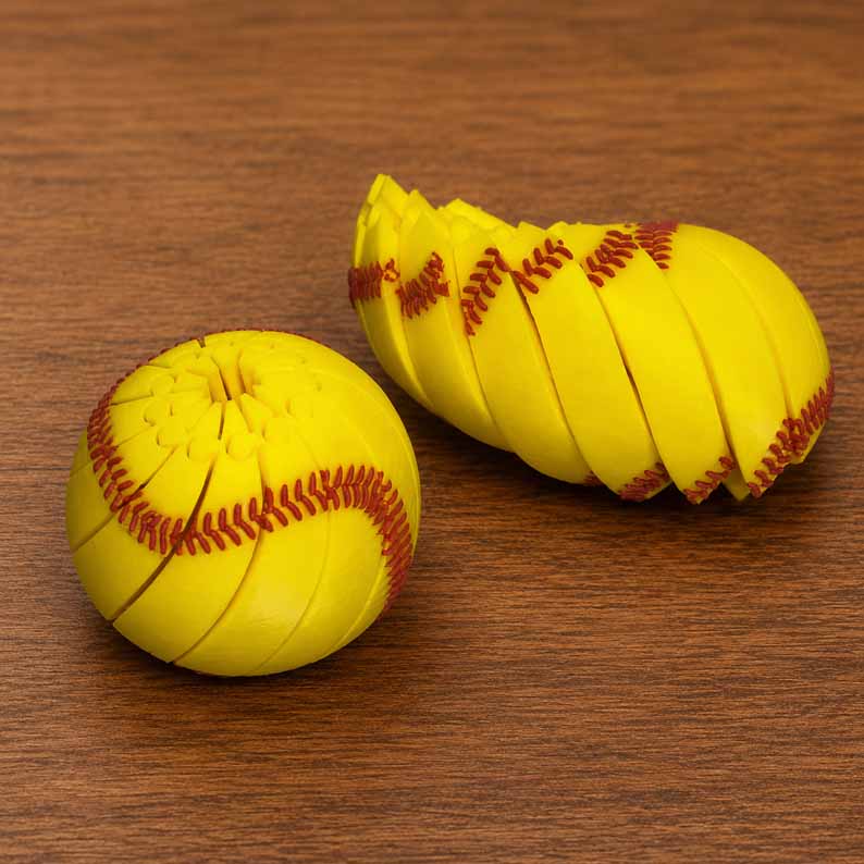 🔥BUY 1 GET 1⚾3D Printable Foldable Stress Relief Ball-Baseball Fidget Ball Toy